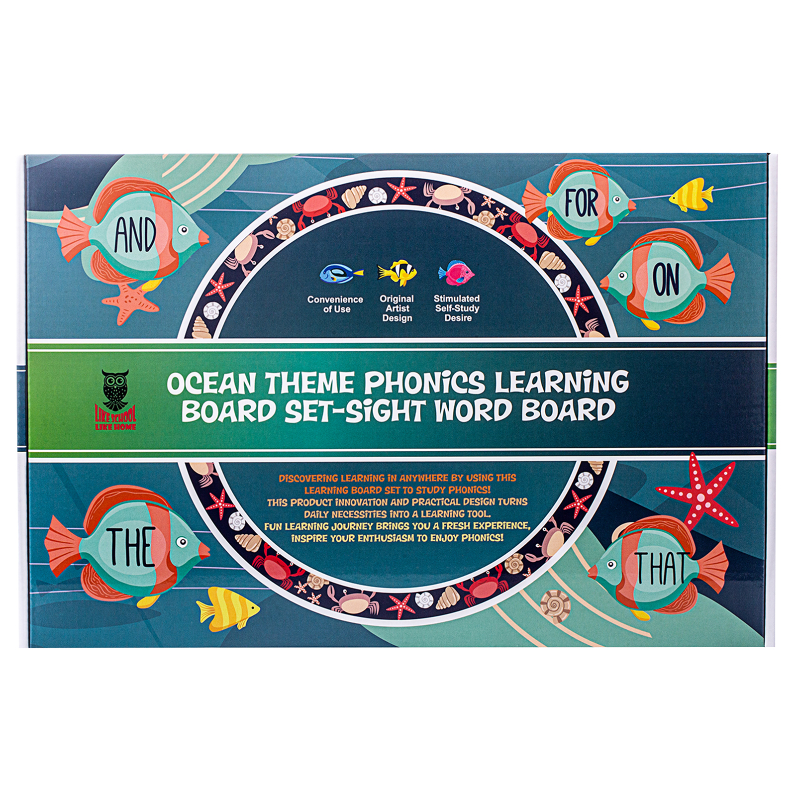 Ocean Theme Phonics Learning Board Set-Sight Word Board